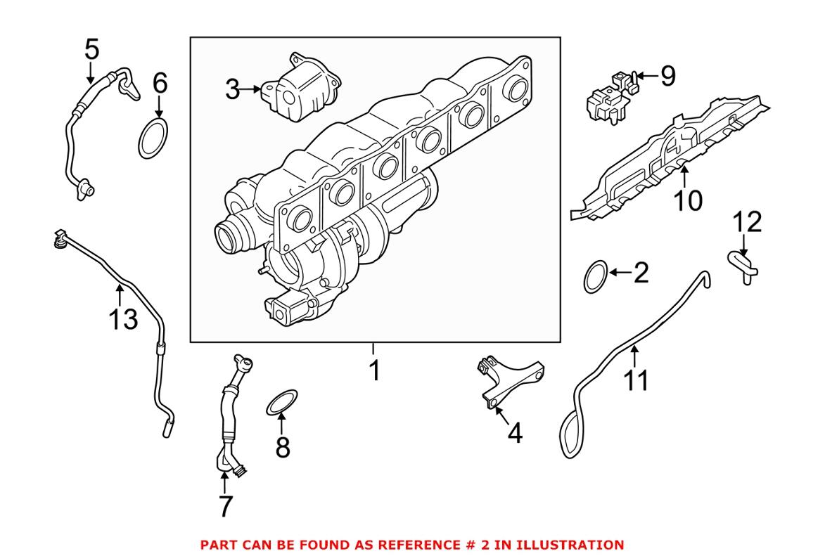 BMW Exhaust Manifold Gasket 11657593303